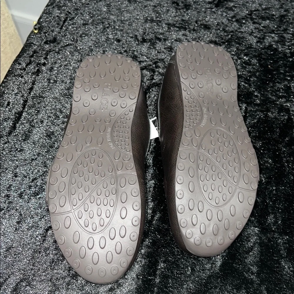 NWT The Children's Place Brown Moccasin Slip-On Shoes $20